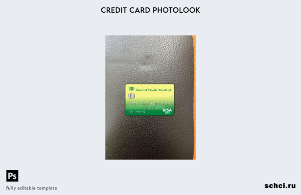 цифровая загрузка Бангладеш банк Agrani карта Visa фотообраз переднего шаблона
